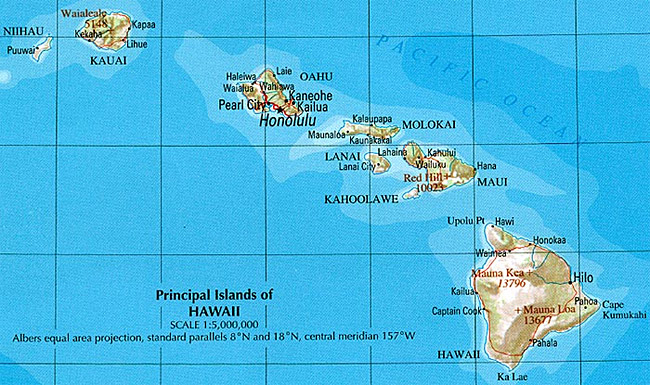 Karte Hawaii Wikipedia 